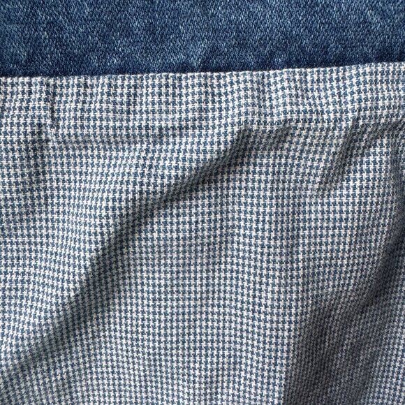 VINTAGE AEROS JEANS Blue Denim Button Front Barn Jacket - Gender Neutral Large - Picture 3 of 10